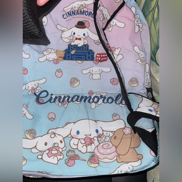 Sanrio Cinnamoroll Kids Backpack Blue and Pink - Picture 4 of 4